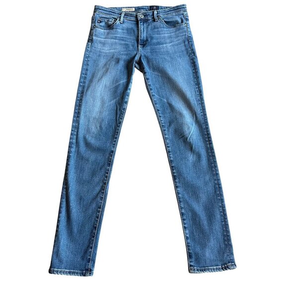 Adriano Goldschmied The Prima Mid-Rise Cigarette Jeans Medium Wash Size 27 Women - Picture 1 of 11